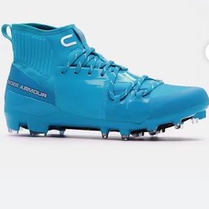NEW: Men's UA C1N MC Blue Football Cleats …
